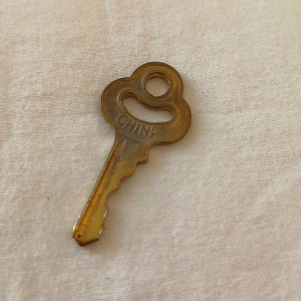 Vintage 888 Cast Iron Padlock with Key, China